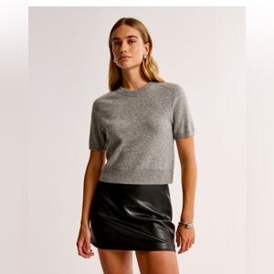Abercrombie & Fitch Black Mini Skirt